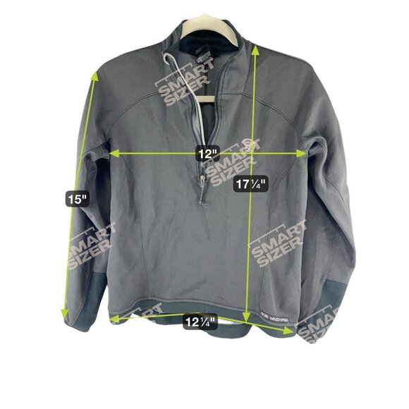 Mountain Hardwear Womens Gore Windstopper Jacket M Black 1/4 Zip Hiking Camping - Picture 5 of 8